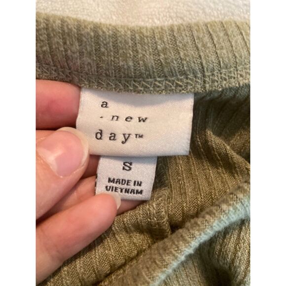 A New Day | Olive/sage green ribbed tank top maxi dress | Small - Picture 5 of 5